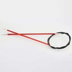 Спицы круговые Zing, 8мм/80см, KnitPro,(47136)