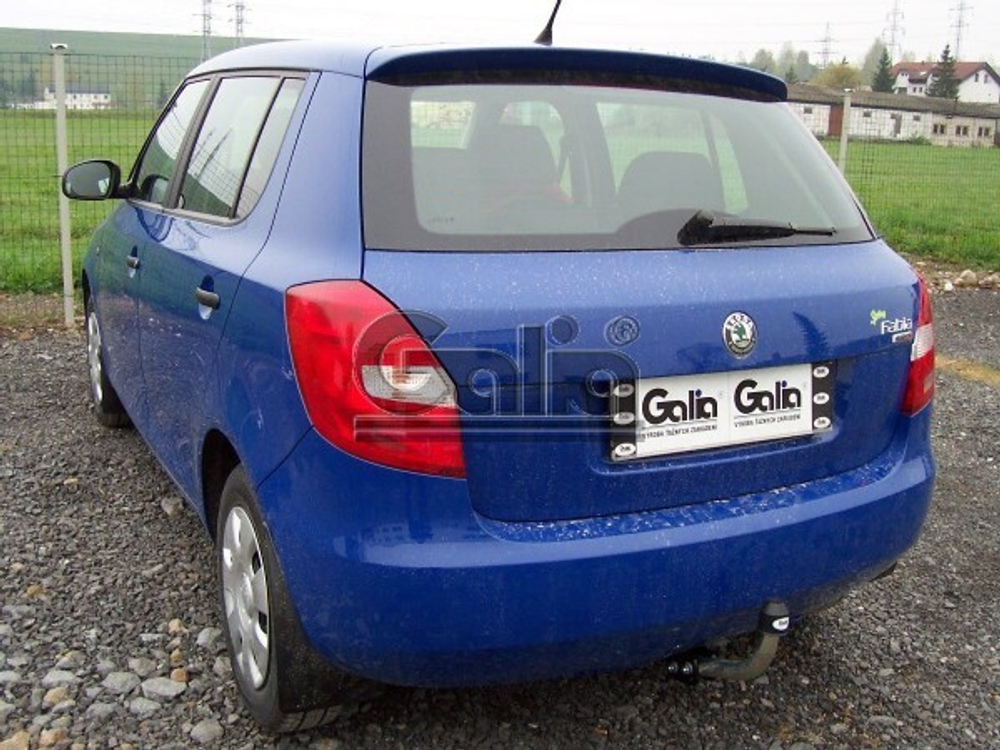 Фаркоп оцинкованный Galia S081A для Skoda Fabia хетчбек 2000-2007, 2007-2014(паспорт и сертификат в комплекте)(без электрики)