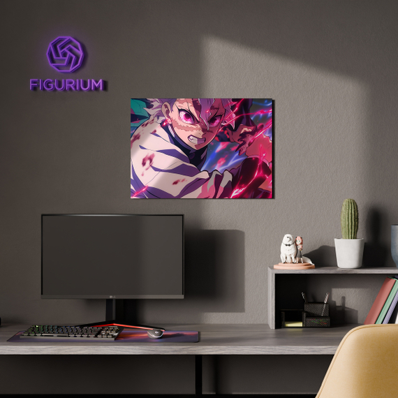 Постер Sanemi Furious - Demon Slayer