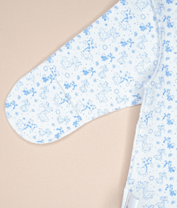 Комбинезон Мини Жирафики (голубой)