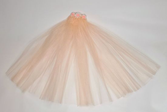 Мини фата коралловая SvetikFantasy "Для девичника" №5613.135