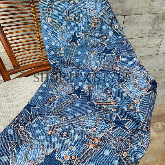 Гобелен &quot;Деним&quot; | ш.160 см | 350 г/м² | полиэстер 51%/хлопок 49%