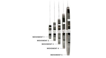 Ilfari 6339 — Потолочный подвесной светильник CRYSTAL HEARTS M5