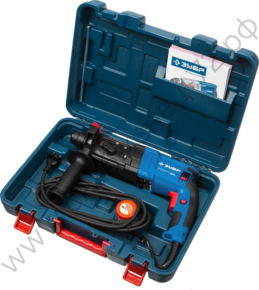 ЗУБР 24 мм, 750 Вт, перфоратор SDS Plus, Профессионал (ЗП-24-750 К)