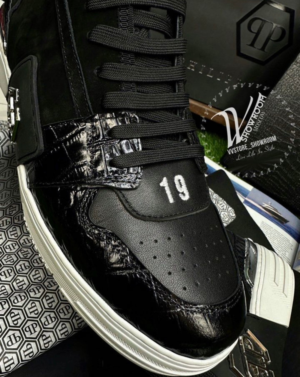 Кроссовки Philipp Plein Phantom Hi-Top