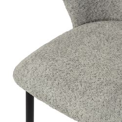 Стул барный Foggy, букле, серый
