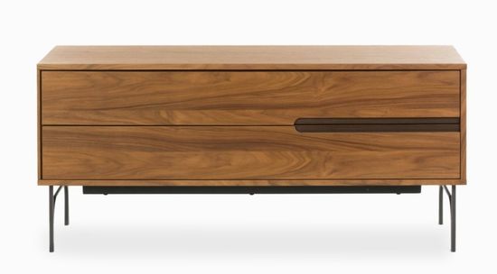 ТВ-тумба Tara 120х55 цвет орех/черный