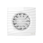 Вентилятор накладной D100 с обратным клапаном белый DICITI SILENT 4C