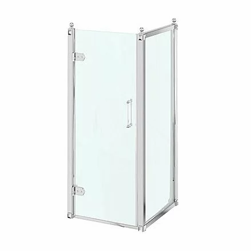 Душевой уголок Burlington C19/C12 76x76 стекло прозрачное/профиль хром