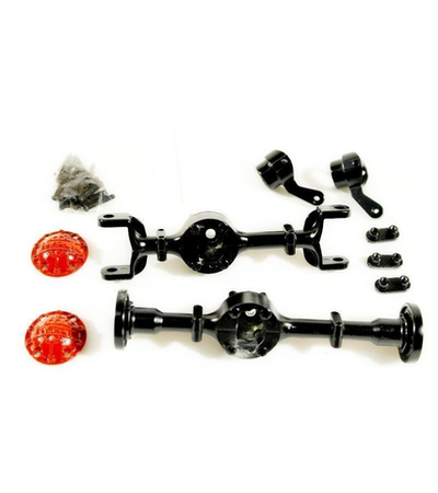 Корпуса мостов WPL 4x4, металл для моделей B-14, B-24, C-14, C-24