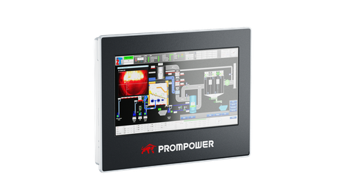 Панель оператора PROMPOWER PH1. Диагональ 10,2 Экран TFT разрешение 1024*600. Встроенный Ethernet.  Ethernet/RS232,RS422/RS485.
