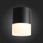 ST100.402.15 Светильник потолочный Черный LED 1*15W 3000K 1 170Lm Ra&gt;80 120° D118xH150 170-240VV Накладные светильники