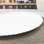 Блюдо овальное 34*25см "Wave light" Без деколи (99246)