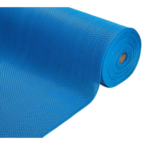 AV Настил ПВХ "Зиг Заг" противоскользящийa СИНИЙ, толщиной 5мм (2.6 кг/м², 0.9х15 м)