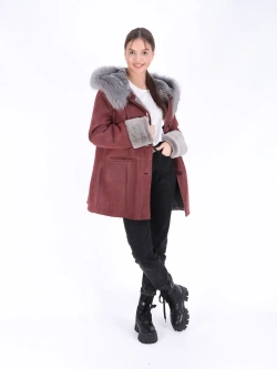 Дубленка женская/из натуральной овчины/из овчины/Турция