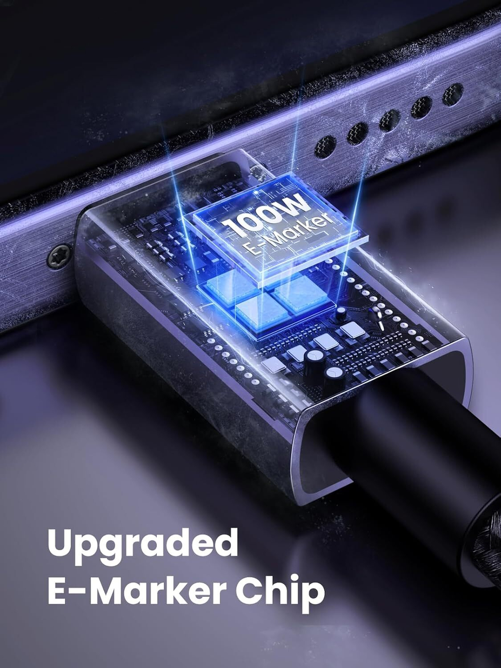 Кабель USB C - USB C, 480Mbps, 5A, QC4.0/PD3.0, 100W, 2m, UGREEN 45064