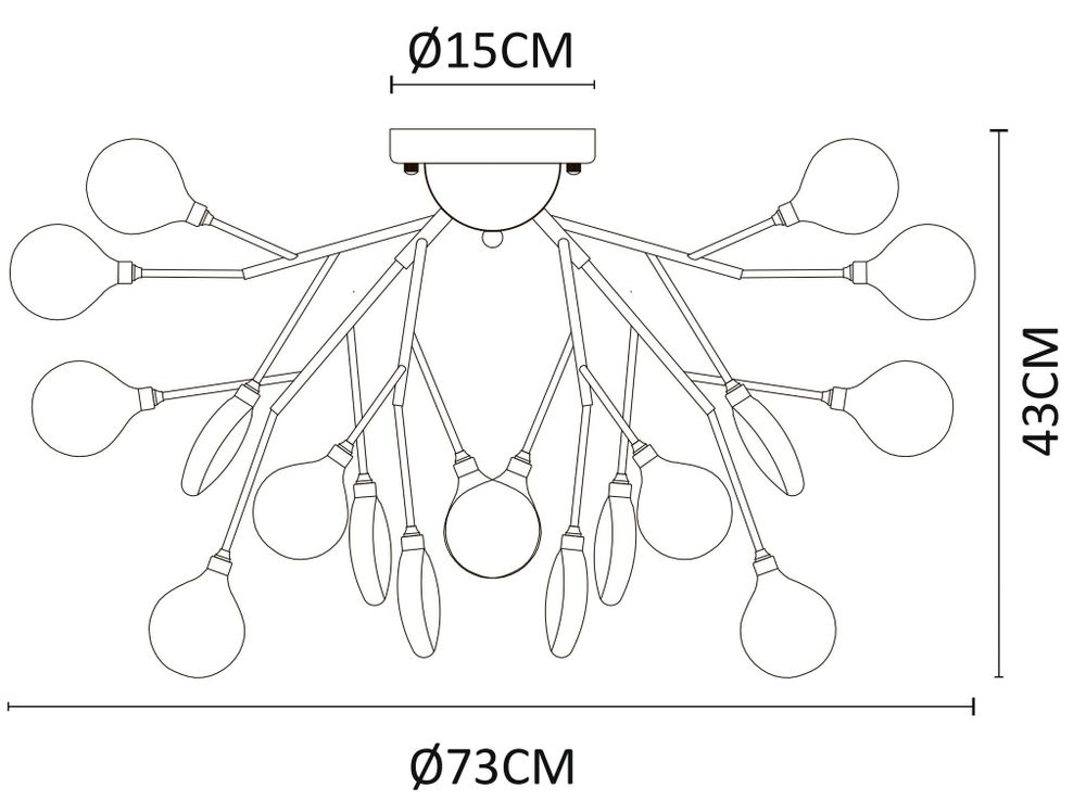 Потолочная люстра Arte Lamp