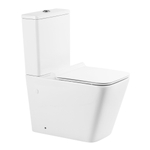 Унитаз-компакт безободковый с сиденьем BelBagno ARDENTE-R BB02093CPR/SC + BB02093T