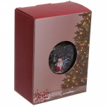 Сувенир с подсветкой Christmas «Шар - Сказочный Дед Мороз» 12,7х9х3,6 см (3хAG13)