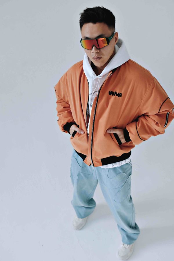 Бомбер оранжевый - фото 8