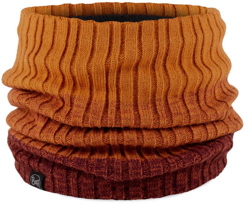 Вязаный шарф-труба с флисом Buff Knitted & Fleece Neckwarmer Igor Nut Фото 2