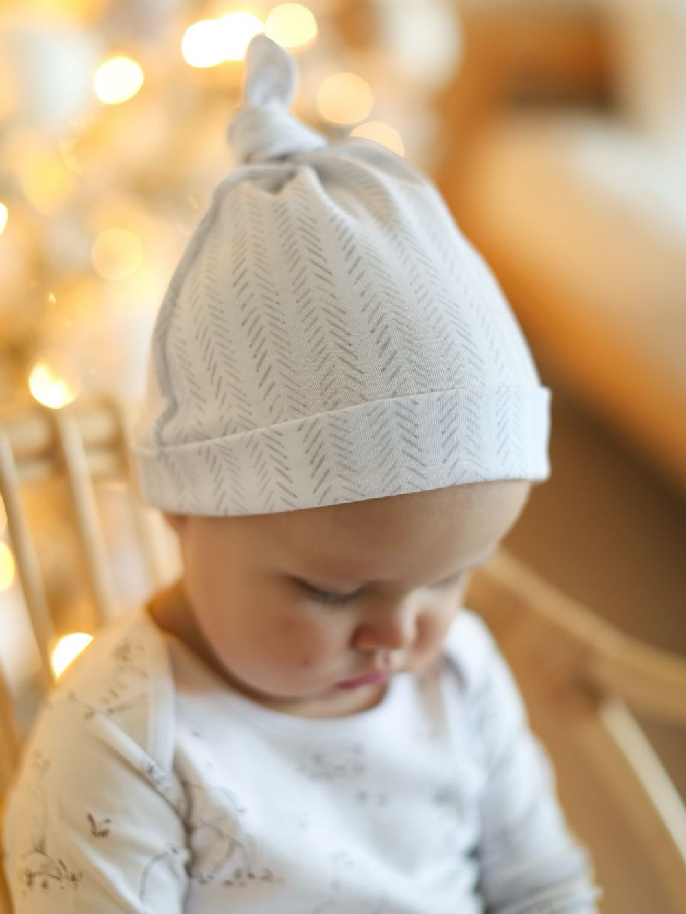 Набор из боди, штанишек и шапочки "Лесные звери", Белый