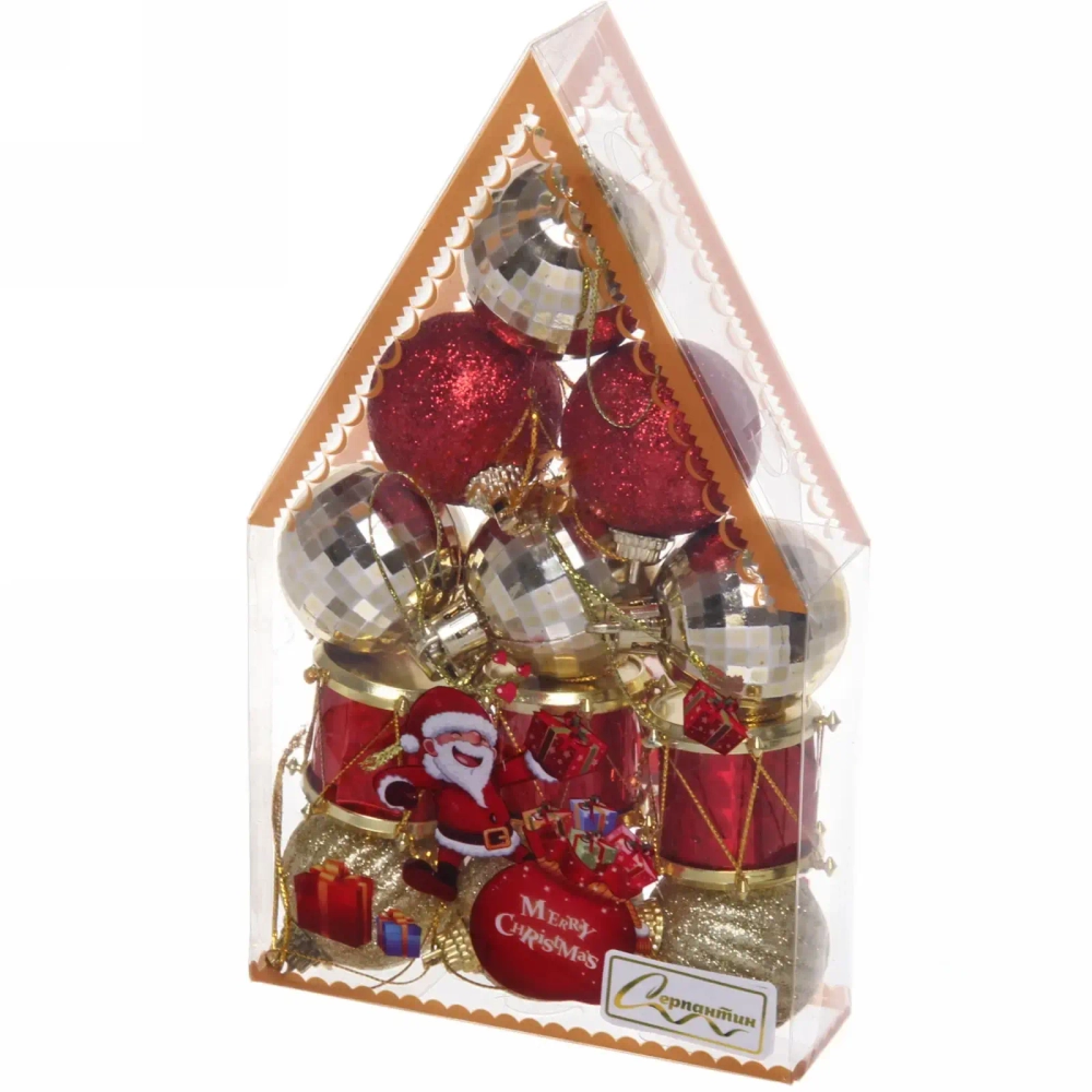 Набор украшений «Сказочный домик» 20*12 см, 4 см (12 предметов)