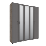 Шкаф с зеркалом Бруклин 200Ш