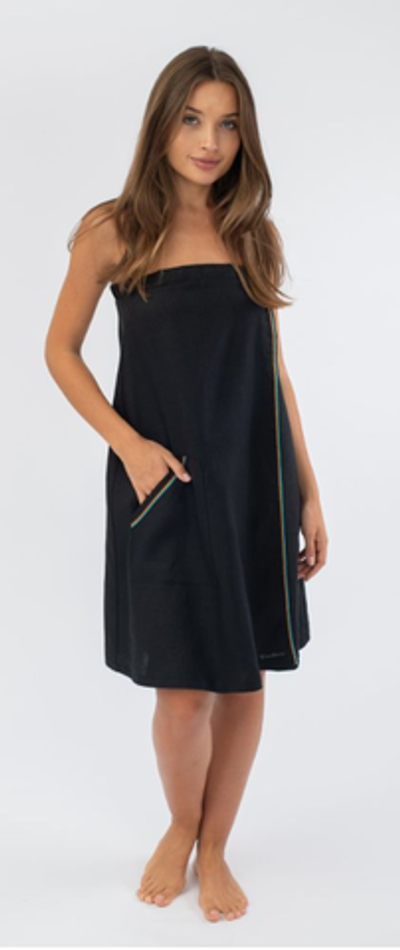 Килт женский Woodson, чёрный лён