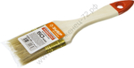 ЗУБР УНИВЕРСАЛ 50 мм, 2″ светлая натуральная щетина, деревянная ручка, плоская кисть, ОПТИМА (01099-050)