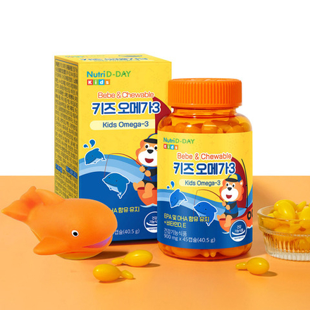 NUTRY D - DAY ОМЕГА -3 ЖЕВАТЕЛЬНЫЕ Baby & Kid Omega 3 Nutri D-Day 45 таблеток