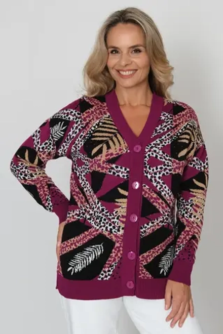 Жакет В 1879/ягодный микс