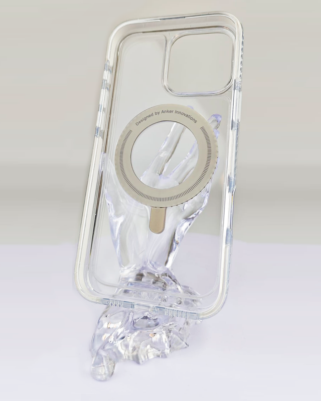 Чехол Anker MagGo Magnetic Case with Stand для Apple IPhone 16 Pro Белый (Aurora White)