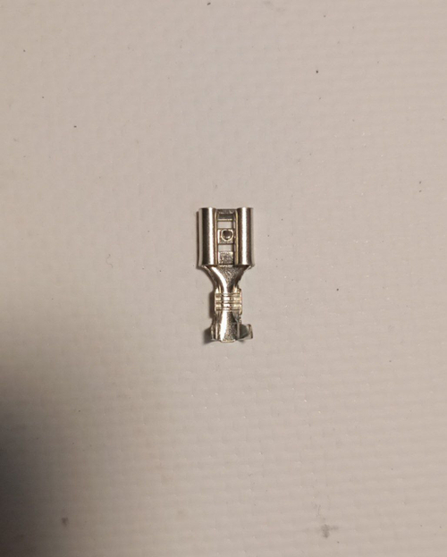 Гнездо электрическое "розетка" 6,3мм.