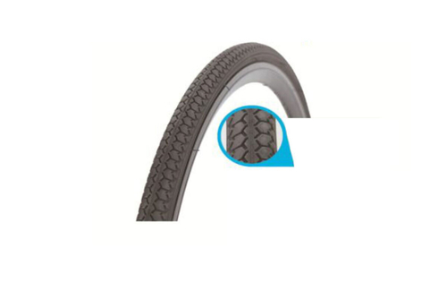 Покрышка TRIX 24"х 1-3/8 (37-540) TXBL-717, дорожная для инвалидных колясок, черная