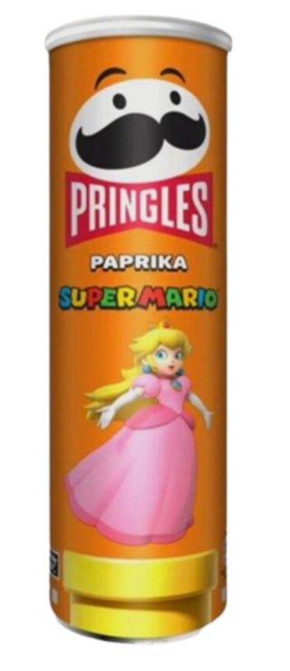 Чипсы Pringles Super Mario со вкусом паприки