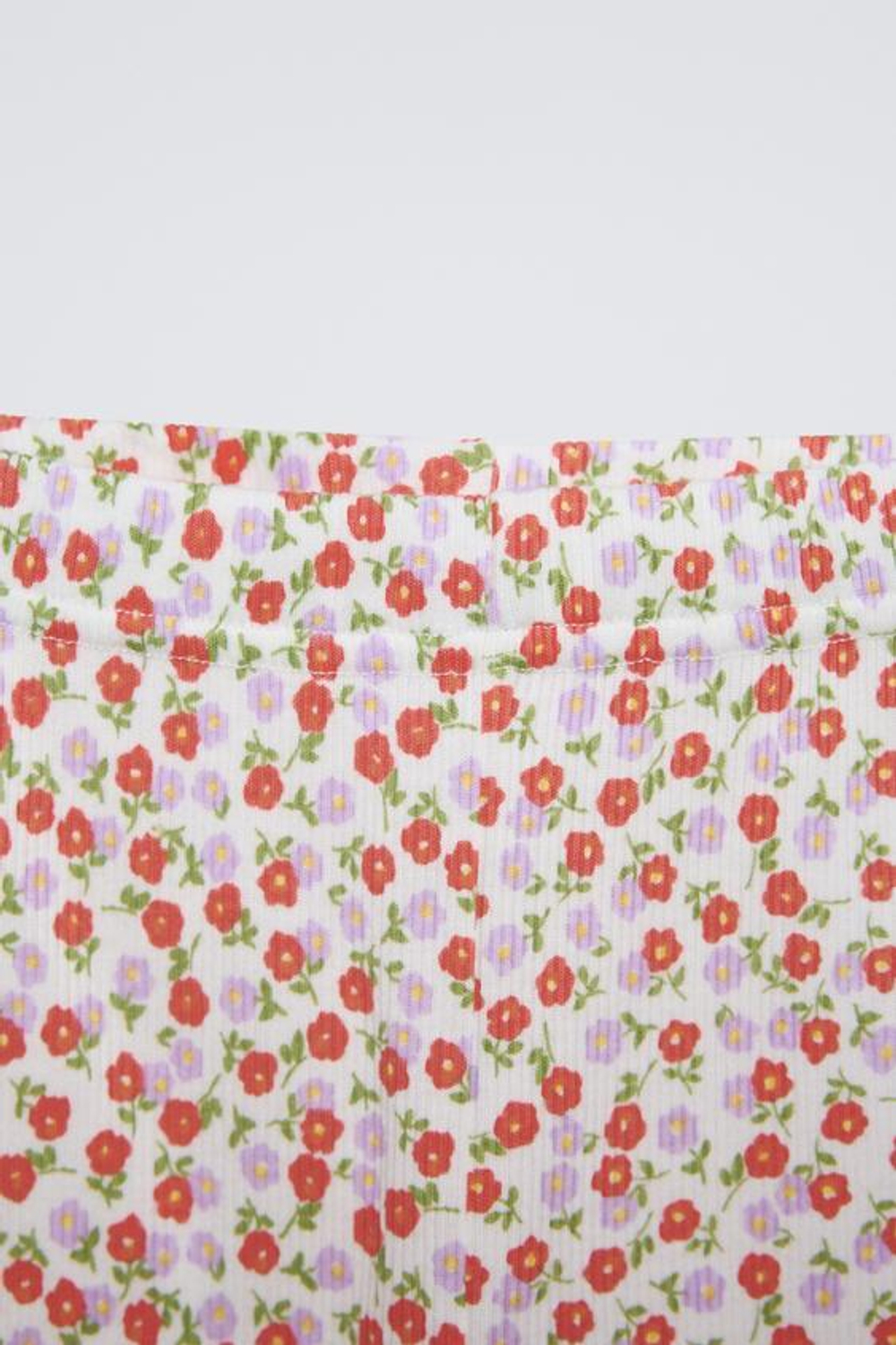 ZARA ПИЖАМА С ЦВЕТОЧНЫМ ПРИНТОМ, КОРАЛЛОВЫЙ