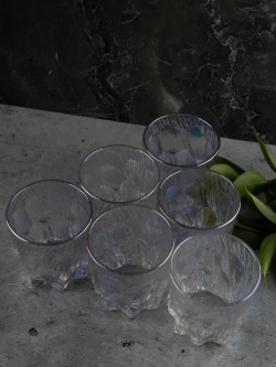 Набор стаканов для виски, 260 мл. 6 шт.Перламутровый лед