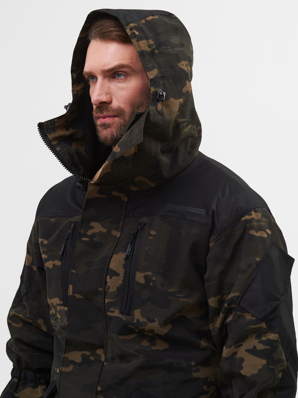 Костюм демисезонный Горка-5 Сombo ткань Смесовая Рип-Стоп/Cat's Eye цвет Мультикам City/Черный