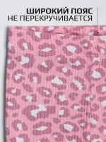 Розовый костюм для девочки на лето