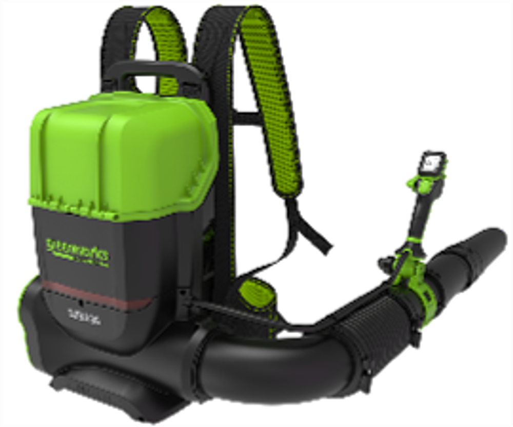Ранцевая аккумуляторная воздуходувка  Greenworks Арт. 2408307, 82V, бесщеточная, без АКБ и ЗУ