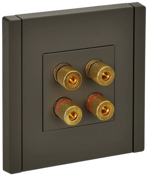 FORTE&PIANO Аудиорозетка 4-местная FP339 серый IEK