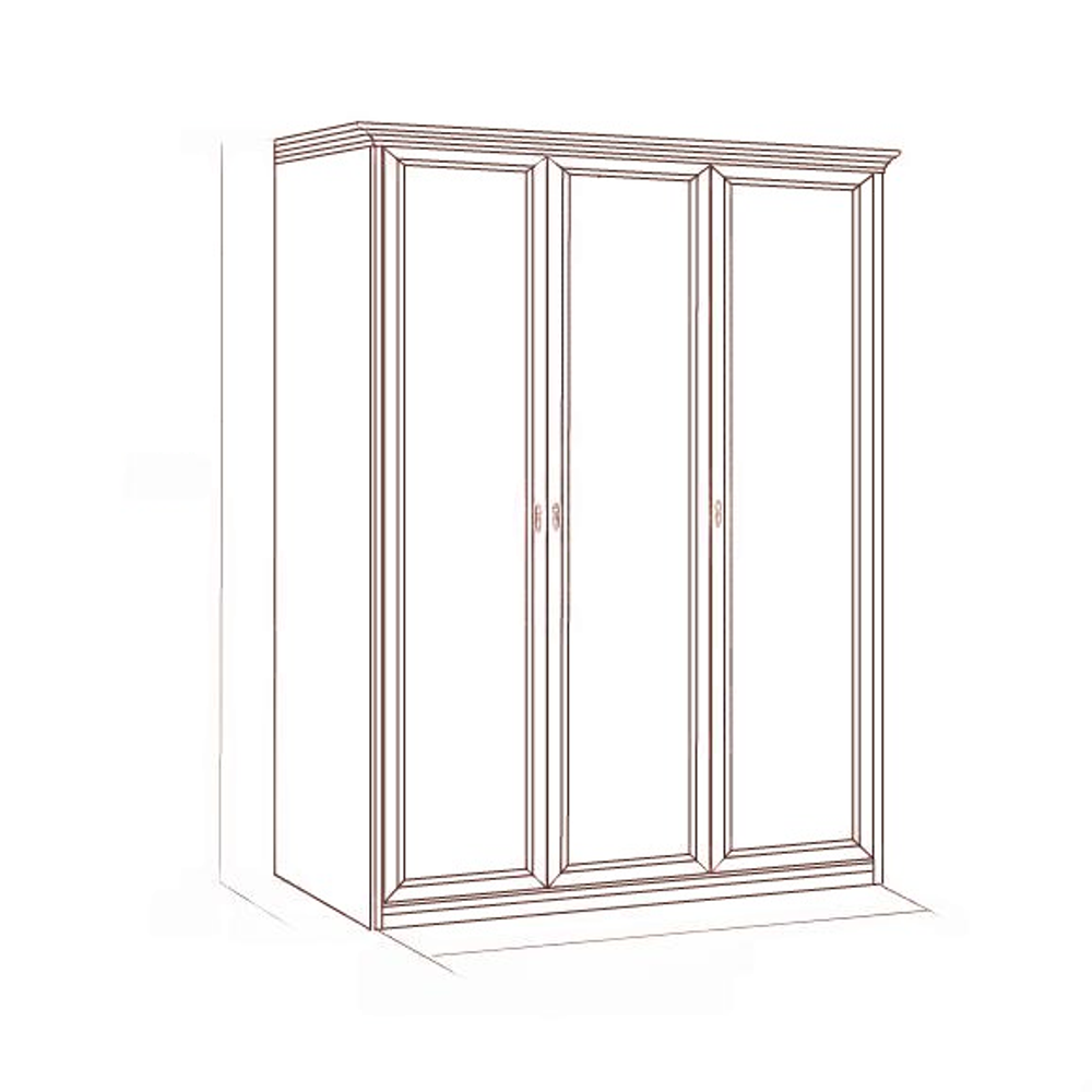 ЕКАТЕРИНА Шкаф плательный 3-дв.