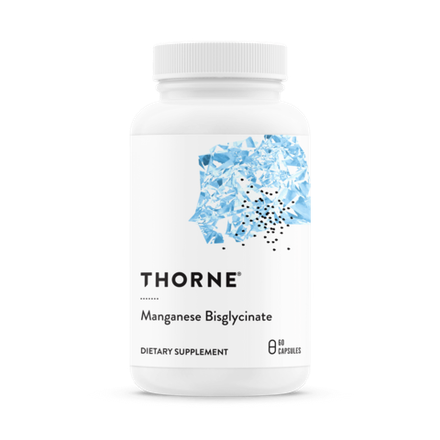 Thorne Research, Бисглицинат марганца, Manganese Bisglycinate, 60 капсул