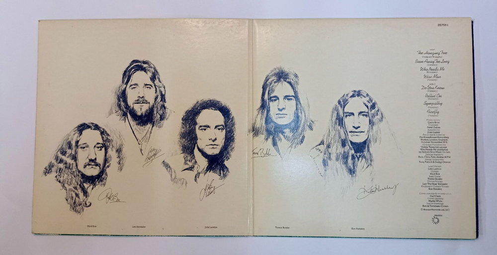 Винтажная виниловая пластинка LP Uriah Heep Firefly (Spain 1977)