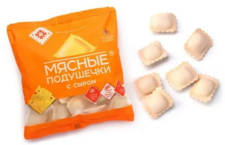Мясные подушечки с сыром 430г. Брест - купить с доставкой по Москве и области