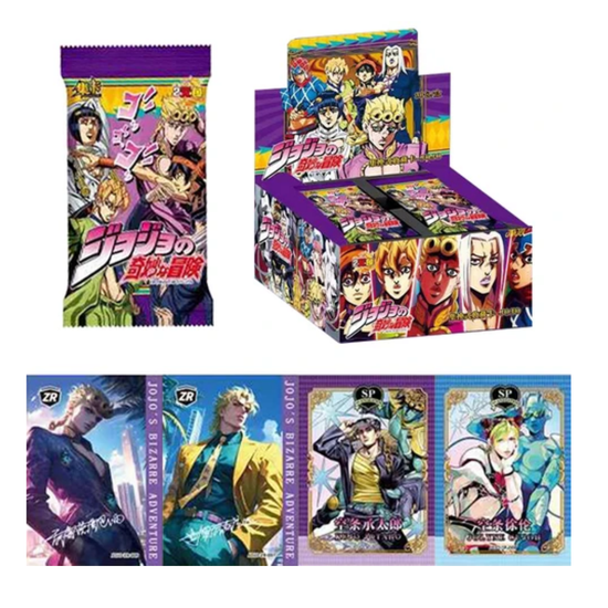 Коллекционные карточки ДжоДжо №2 (3 карточки в бустере)