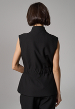 Жилет на молнии черный