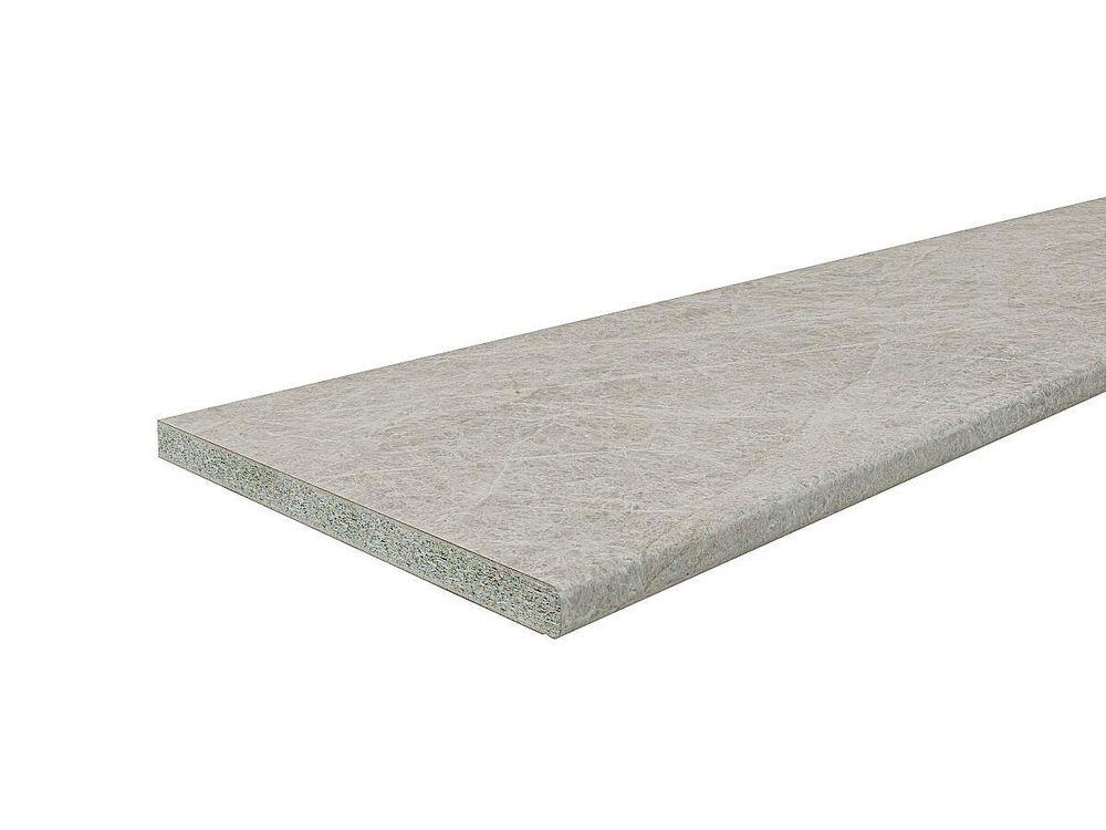 Столешница Hard-38U Прямая, Кварц белый