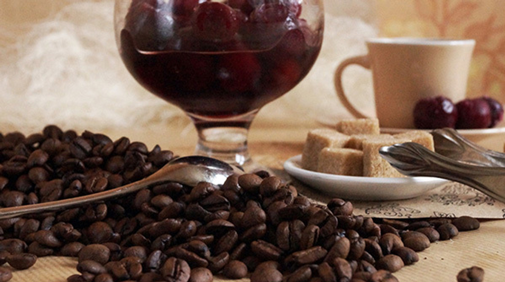 Кофе в зернах ароматизированный Santa Fe Пьяная вишня Арабика 250г